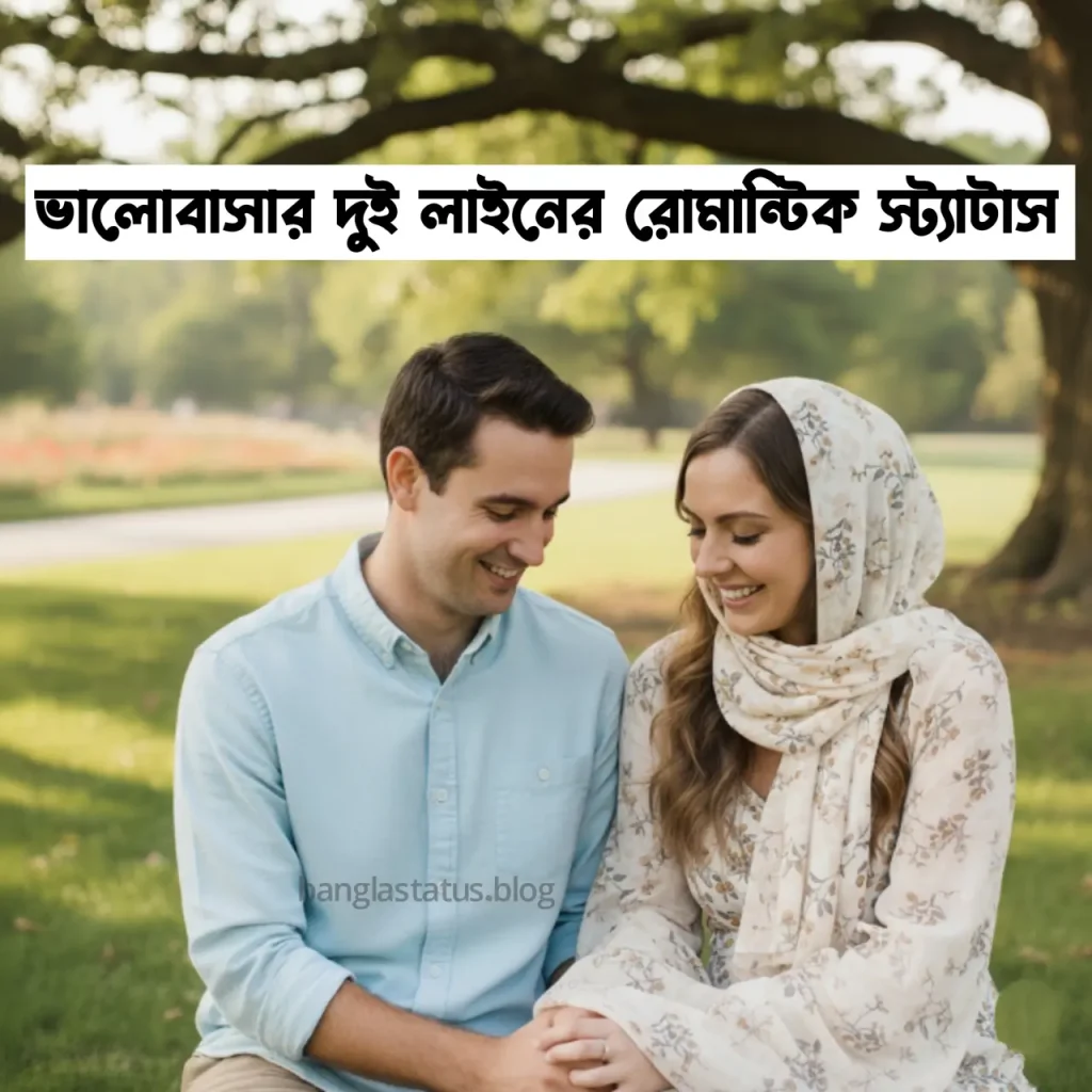 দুই লাইনের রোমান্টিক স্ট্যাটাস – ভালোবাসার দুই লাইনের স্ট্যাটাস – দুই লাইনের রোমান্টিক মেসেজ, চাঁদ নিয়ে ক্যাপশন
