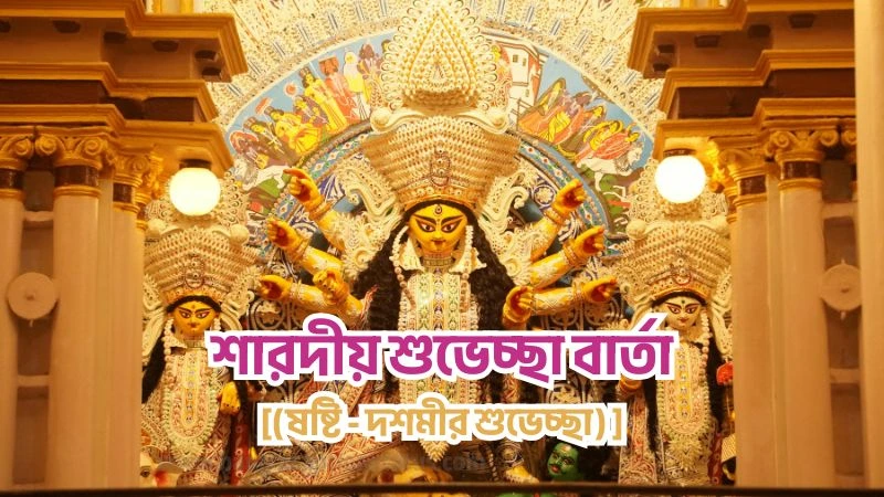 শারদীয় শুভেচ্ছা 2025– দুর্গা পূজার শুভেচ্ছা বার্তা (ষষ্টি – দশমীর শুভেচ্ছা), আবেগি ক্যাপশন বাংলা