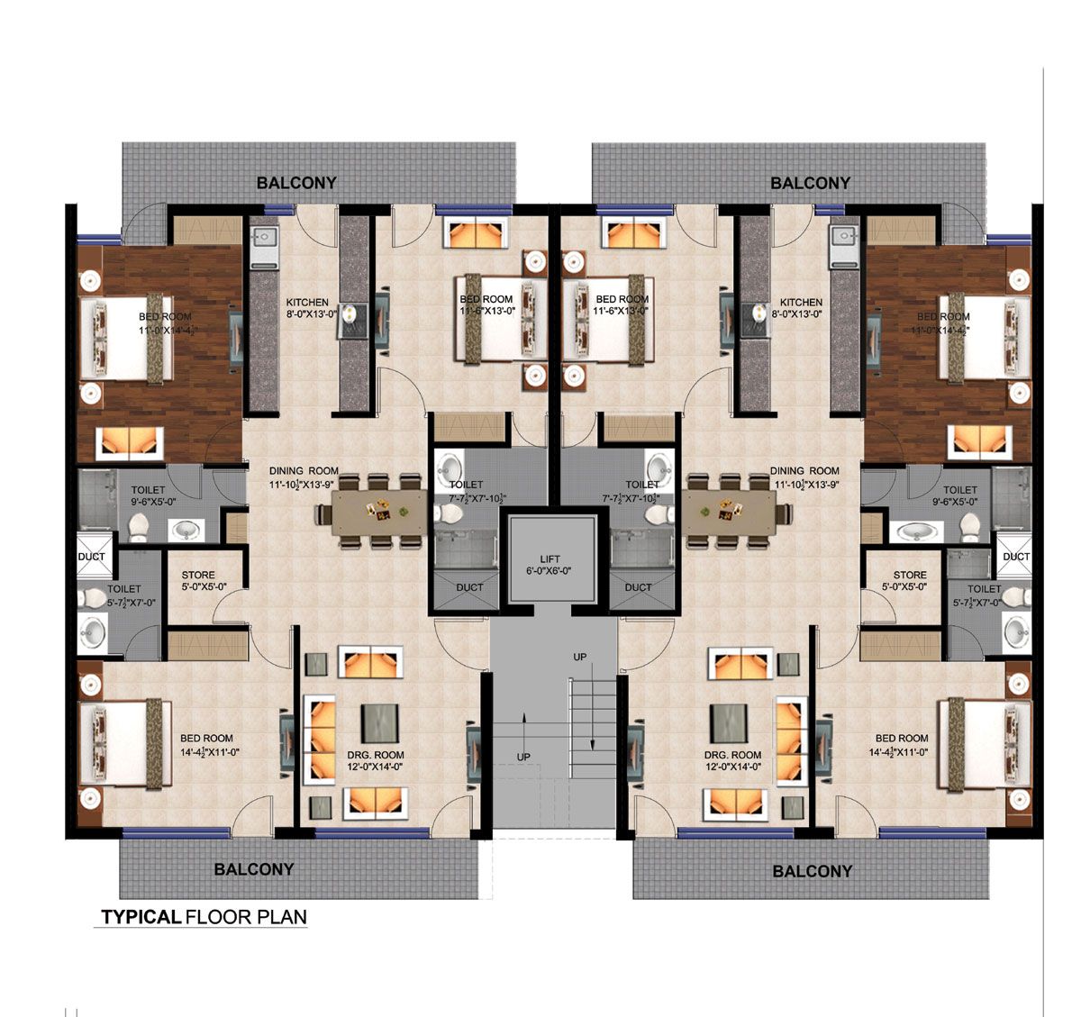 Duplex House Design Bd