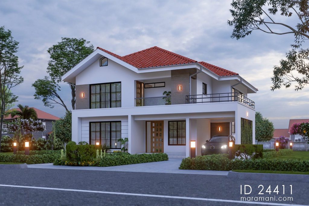 Duplex House Front Design