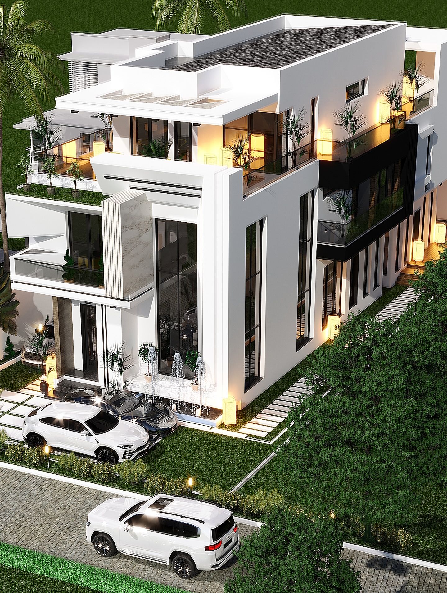 Duplex House In Village