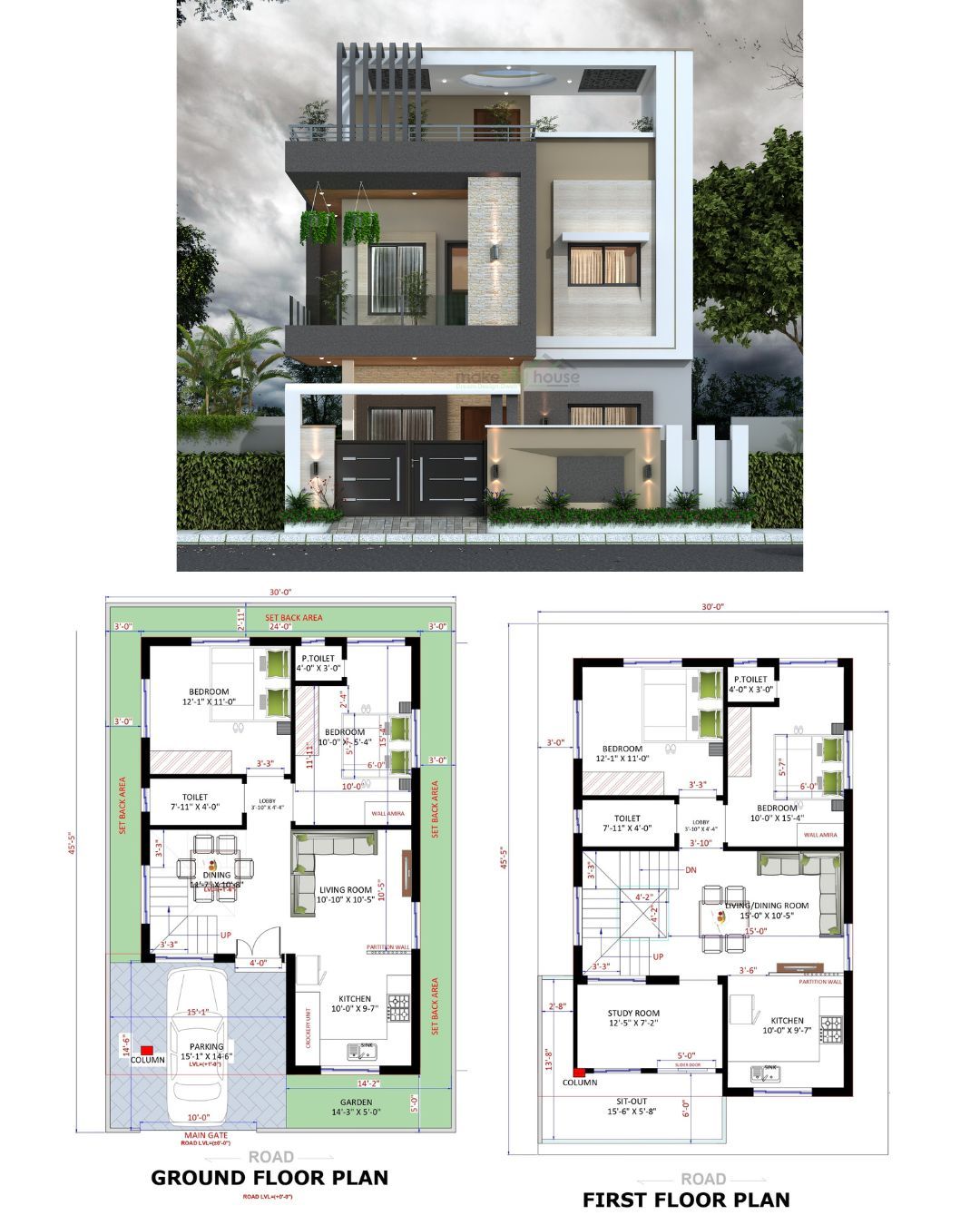 Duplex House Plan