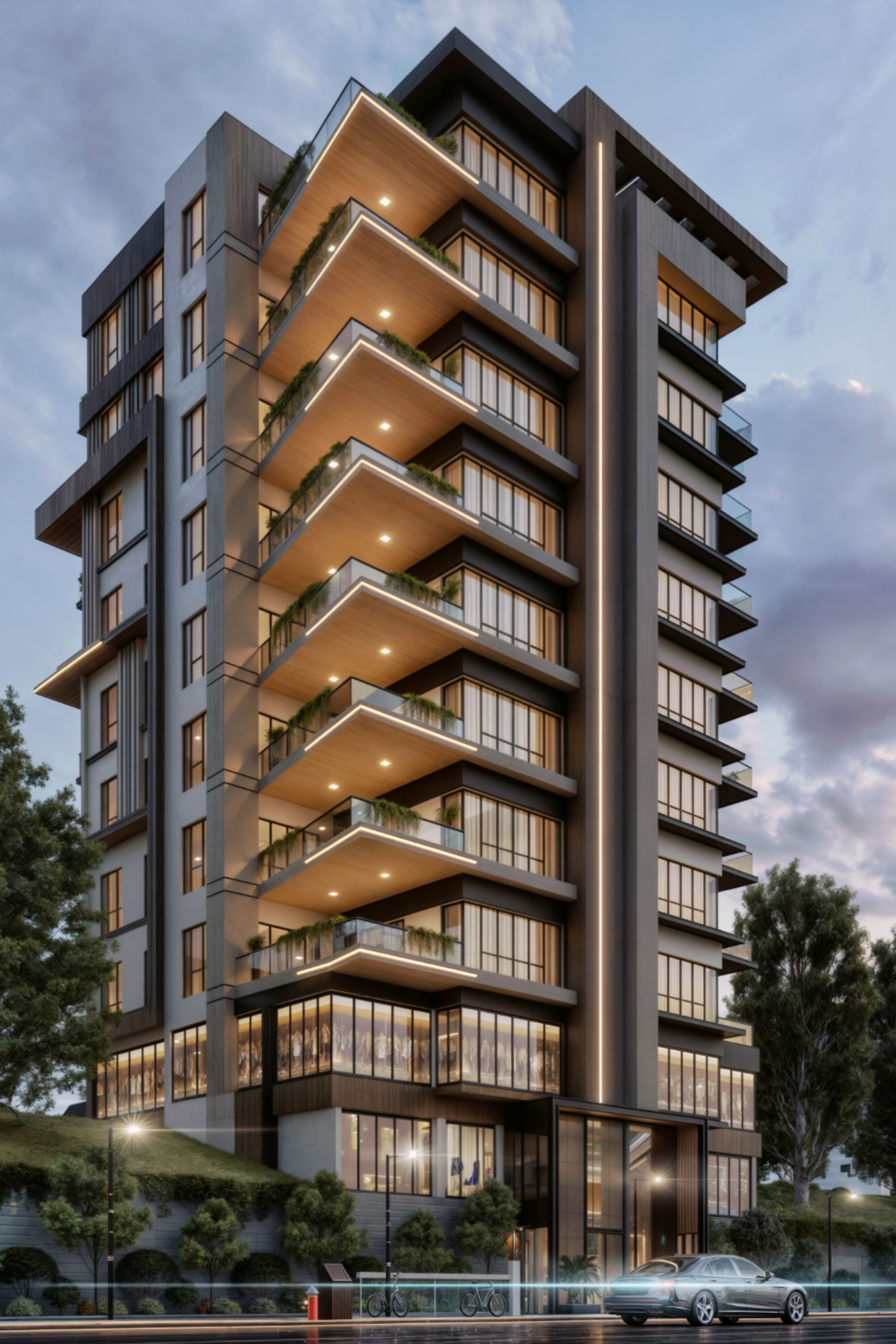 Modern Duplex House Design