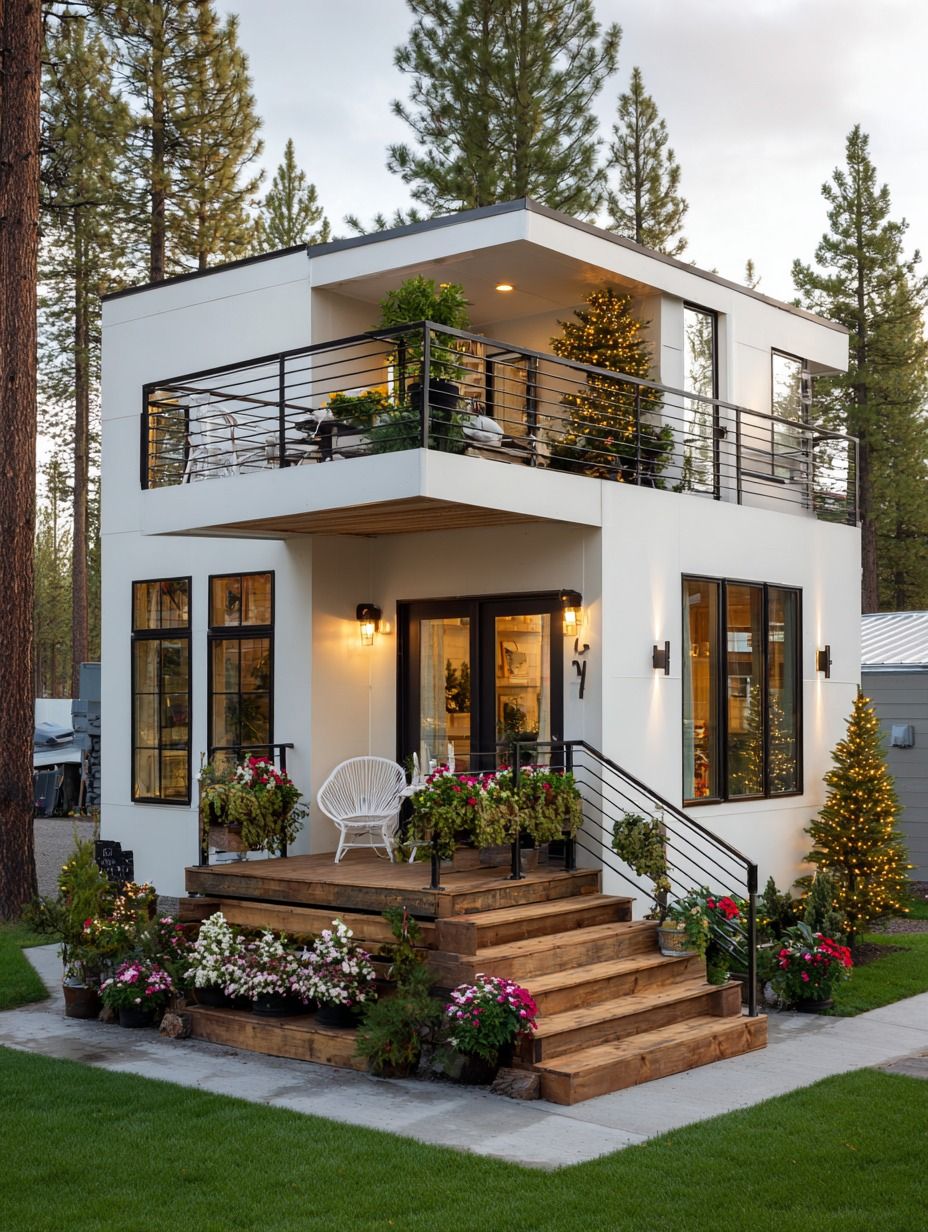 Modern Duplex House Plans