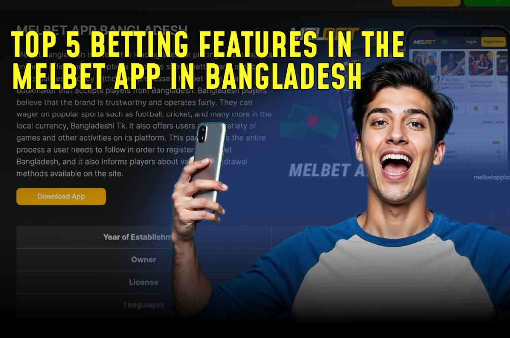 Top 5 Betting Features in the Melbet App in Bangladesh
