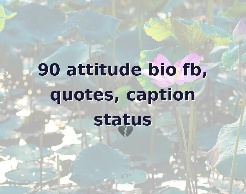 attitude bio fb