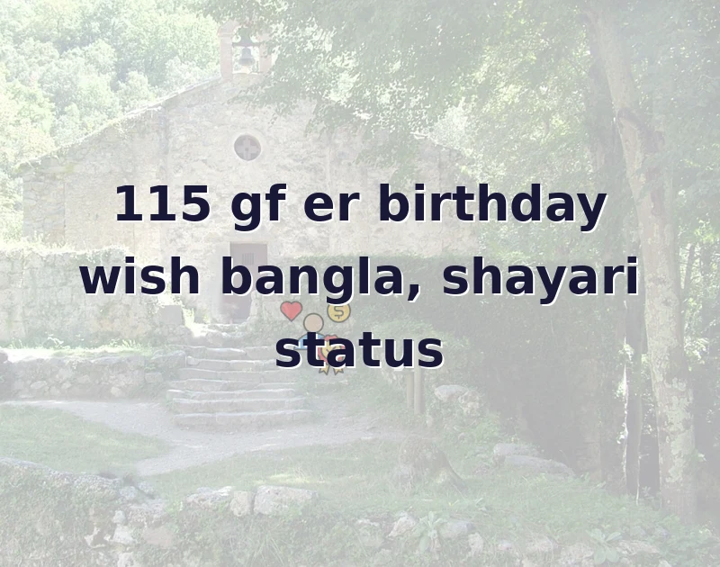 gf er birthday wish bangla