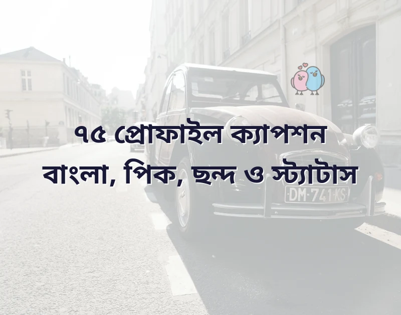 প্রোফাইল ক্যাপশন বাংলা