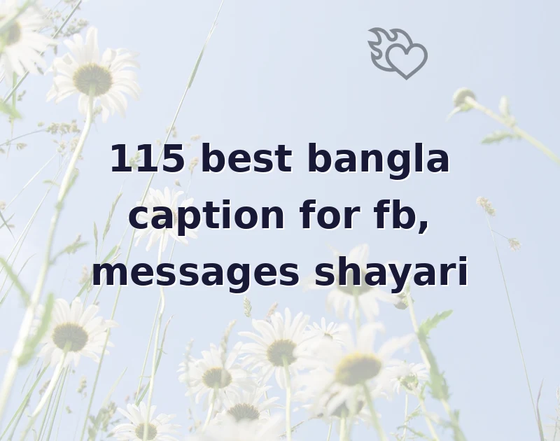 best bangla caption for fb