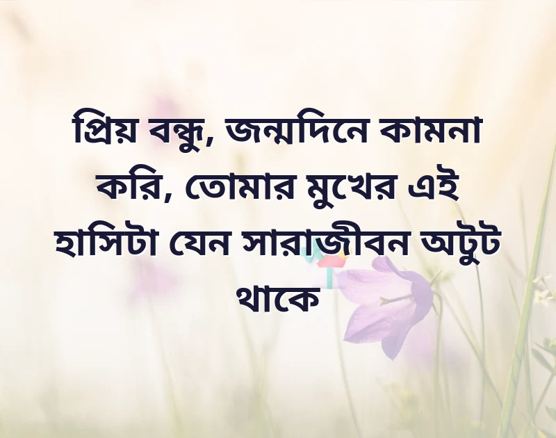 best friend birthday wish bangla