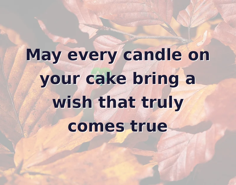 birthday wish