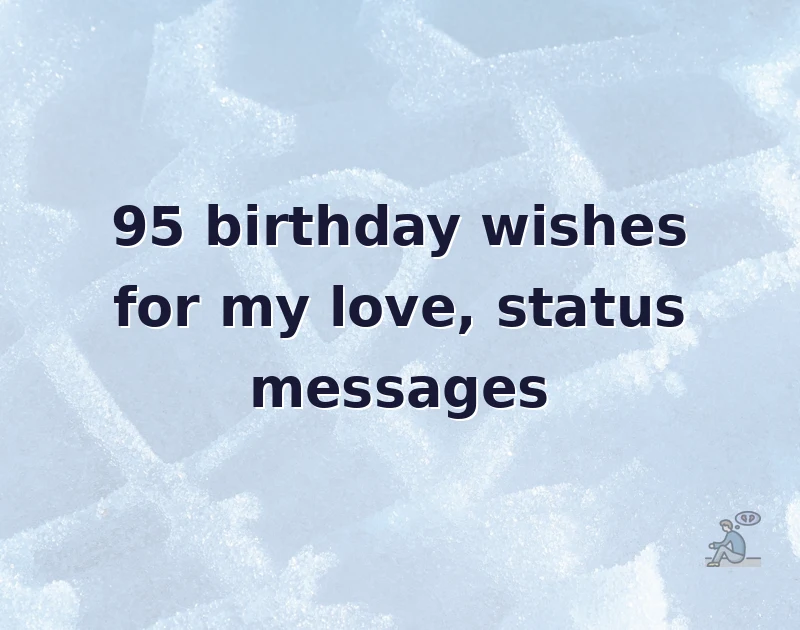 birthday wishes for my love