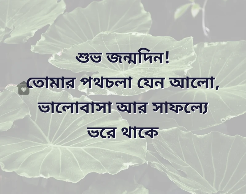 birthday wishes shayari bengali