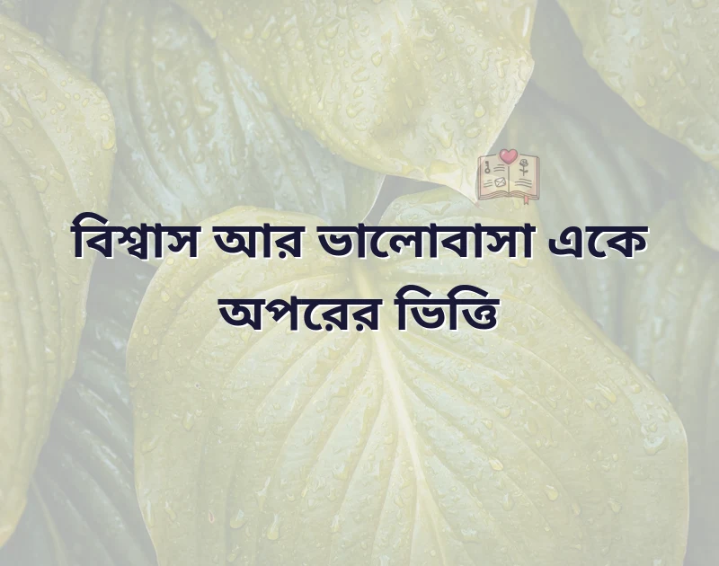 বিশ্বাস ও ভালোবাসা