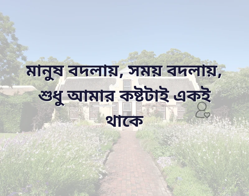 দুই লাইনের কষ্টের স্ট্যাটাস