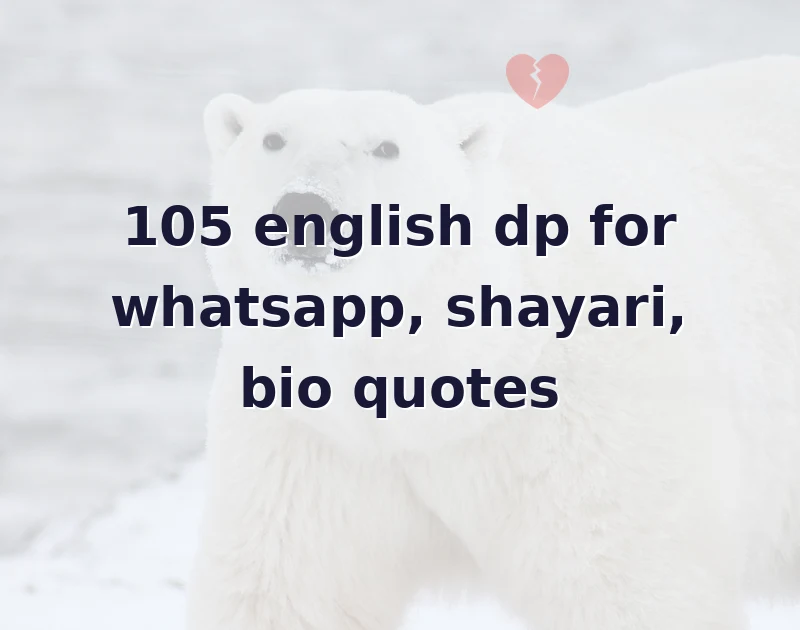 english dp for whatsapp