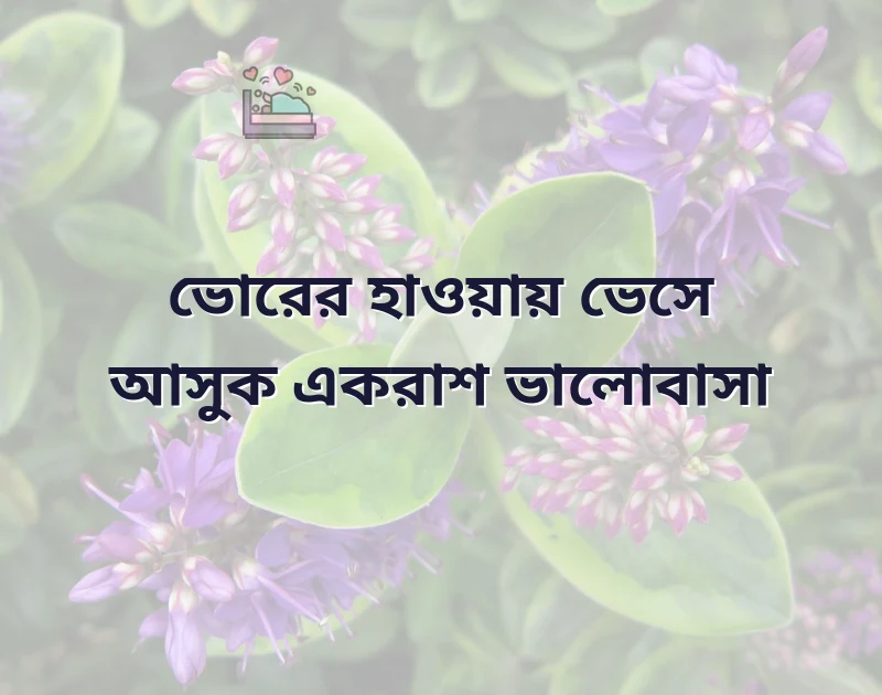 good morning bengali shayari