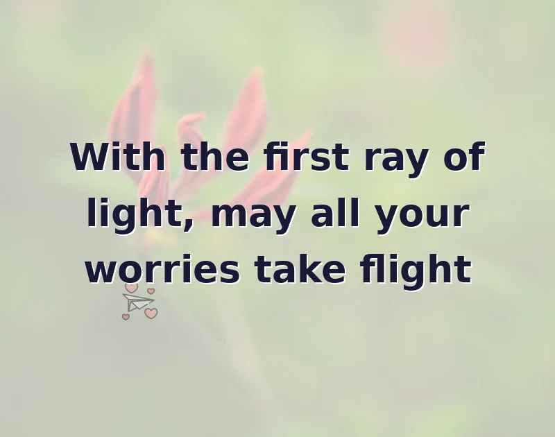 good morning shayari in english