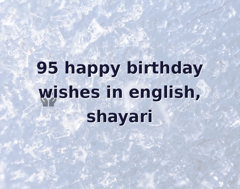 happy birthday wishes in english
