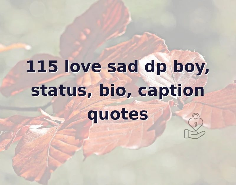 love sad dp boy