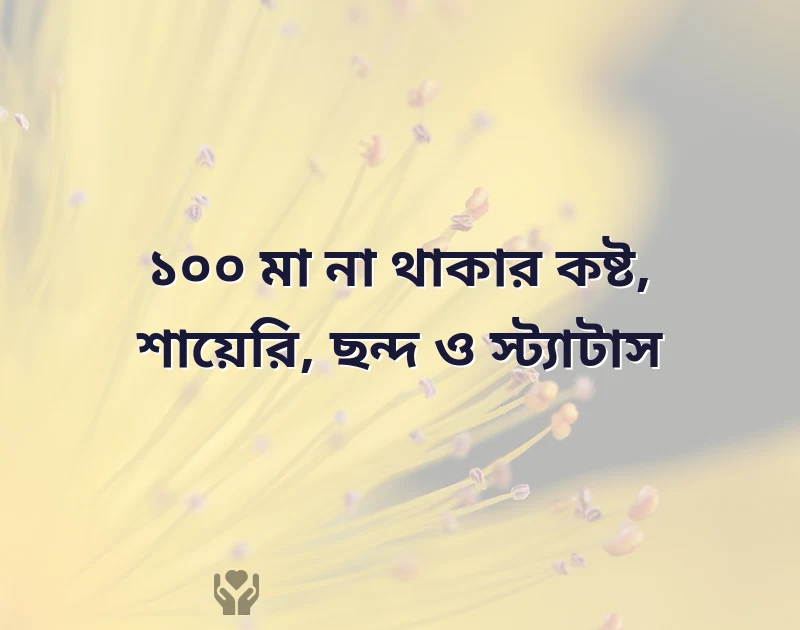 মা না থাকার কষ্ট
