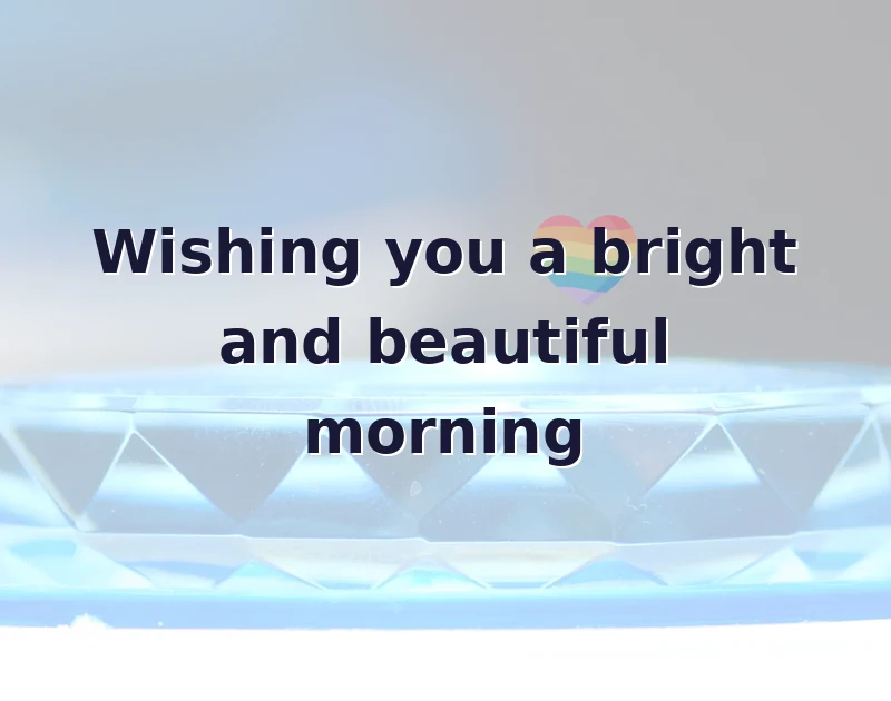 morning wishes in english