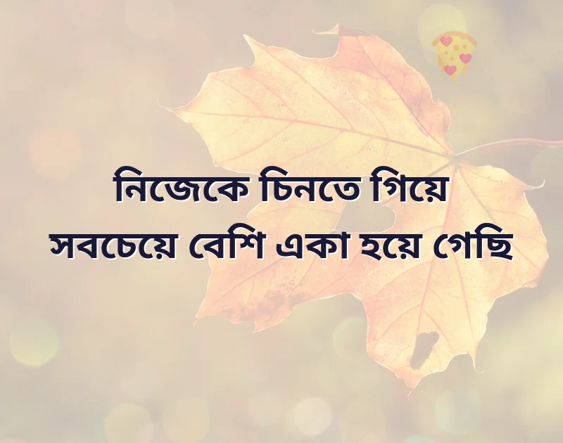 নিজেকে নিয়ে কষ্টের স্ট্যাটাস