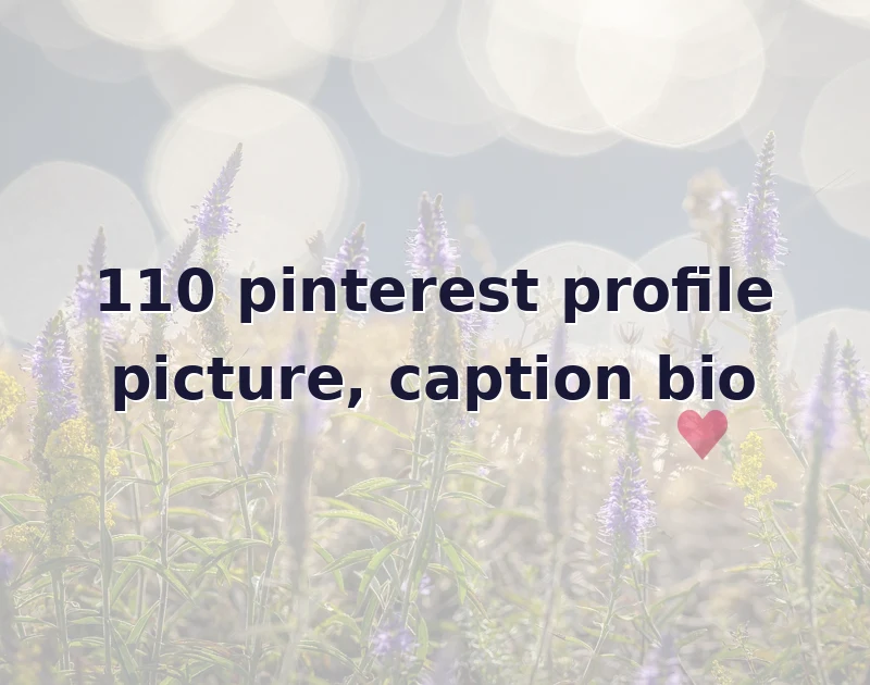 pinterest profile picture