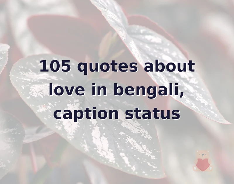 quotes about love in bengali