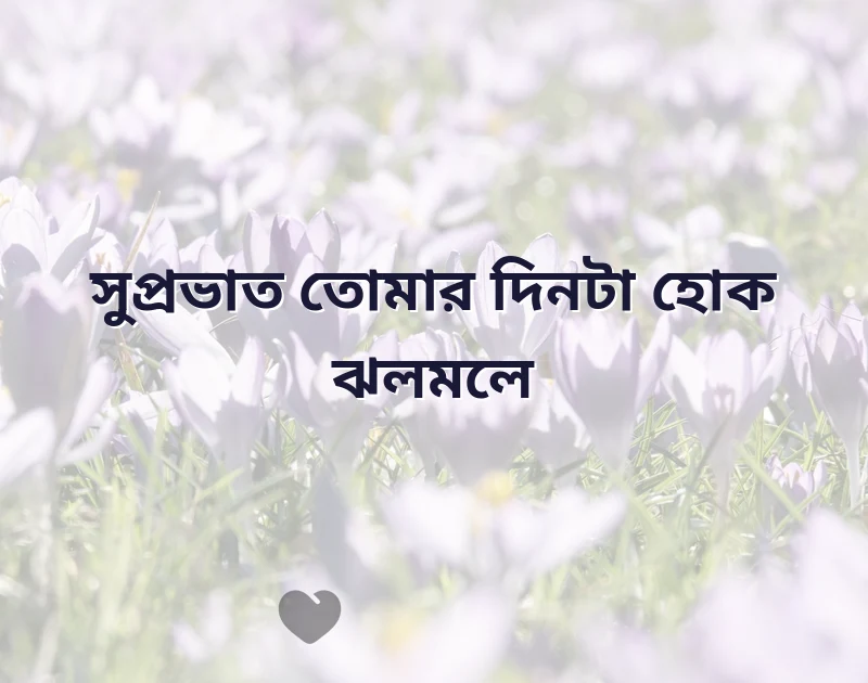 সুপ্রভাত good morning bengali