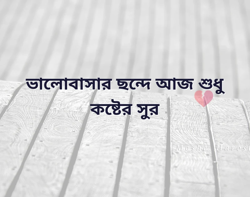 ভালোবাসার কিছু কষ্টের ছন্দ
