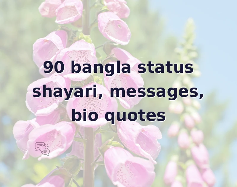 bangla status shayari