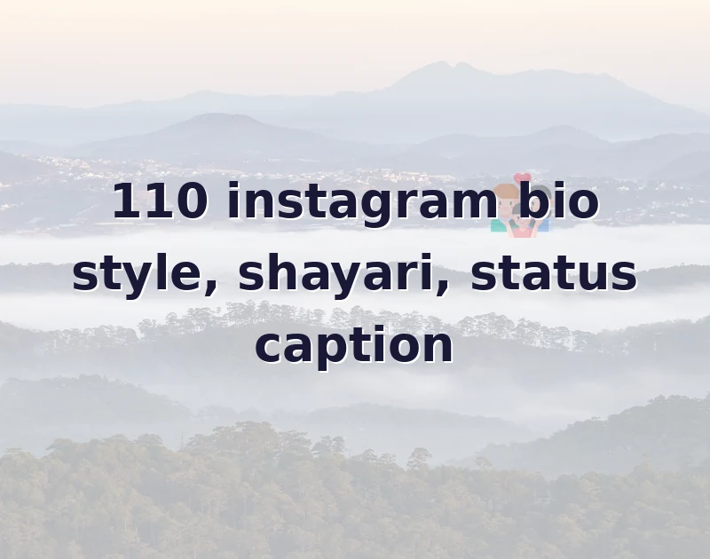 instagram bio style