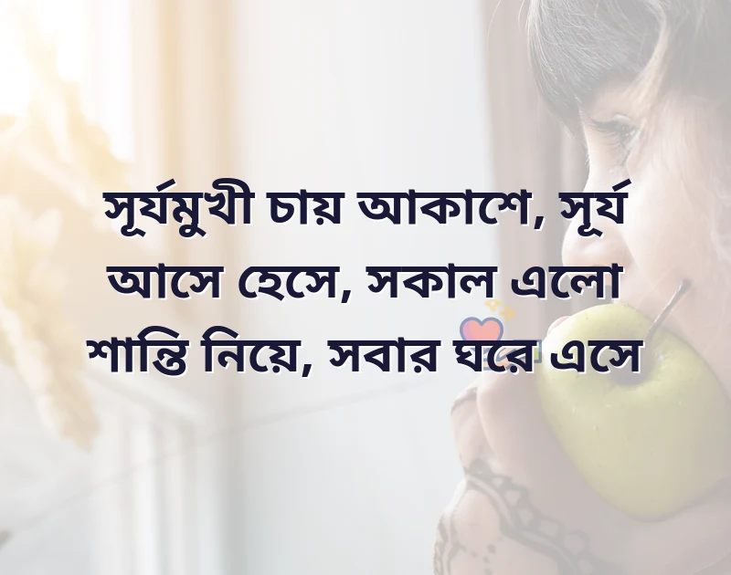 কুয়াশায় ঘেরা সকাল নিয়ে ছন্দ
