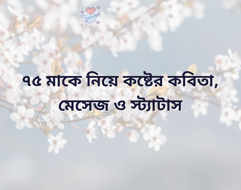 মাকে নিয়ে কষ্টের কবিতা