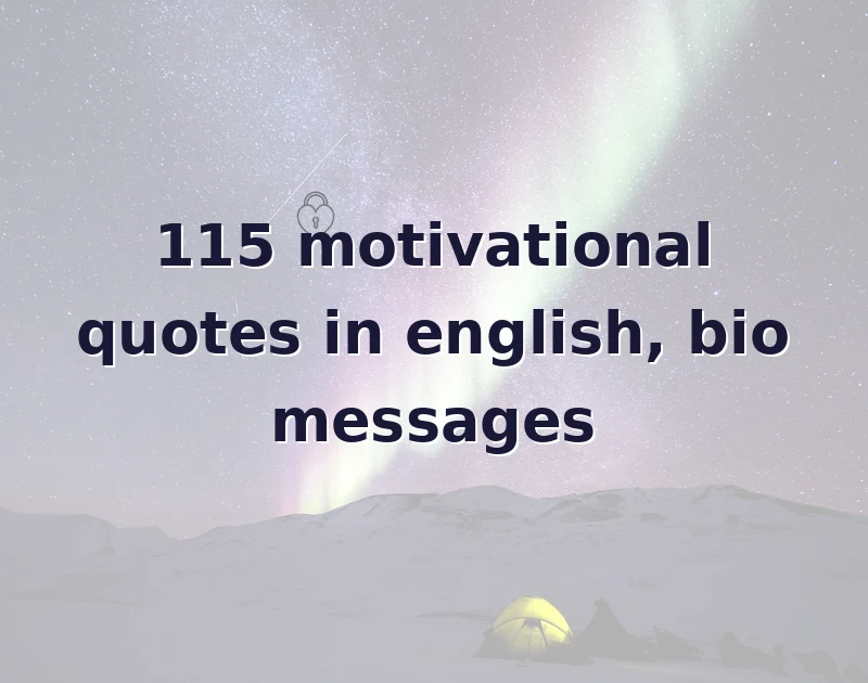 motivational quotes in english